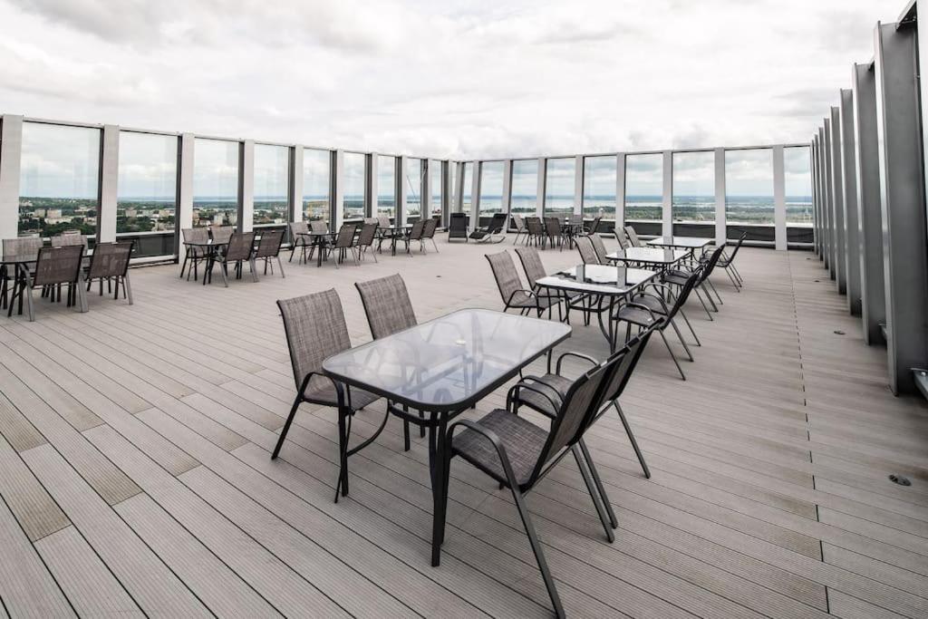 Apartament Blue City - Hanza Tower شتشيتسين المظهر الخارجي الصورة